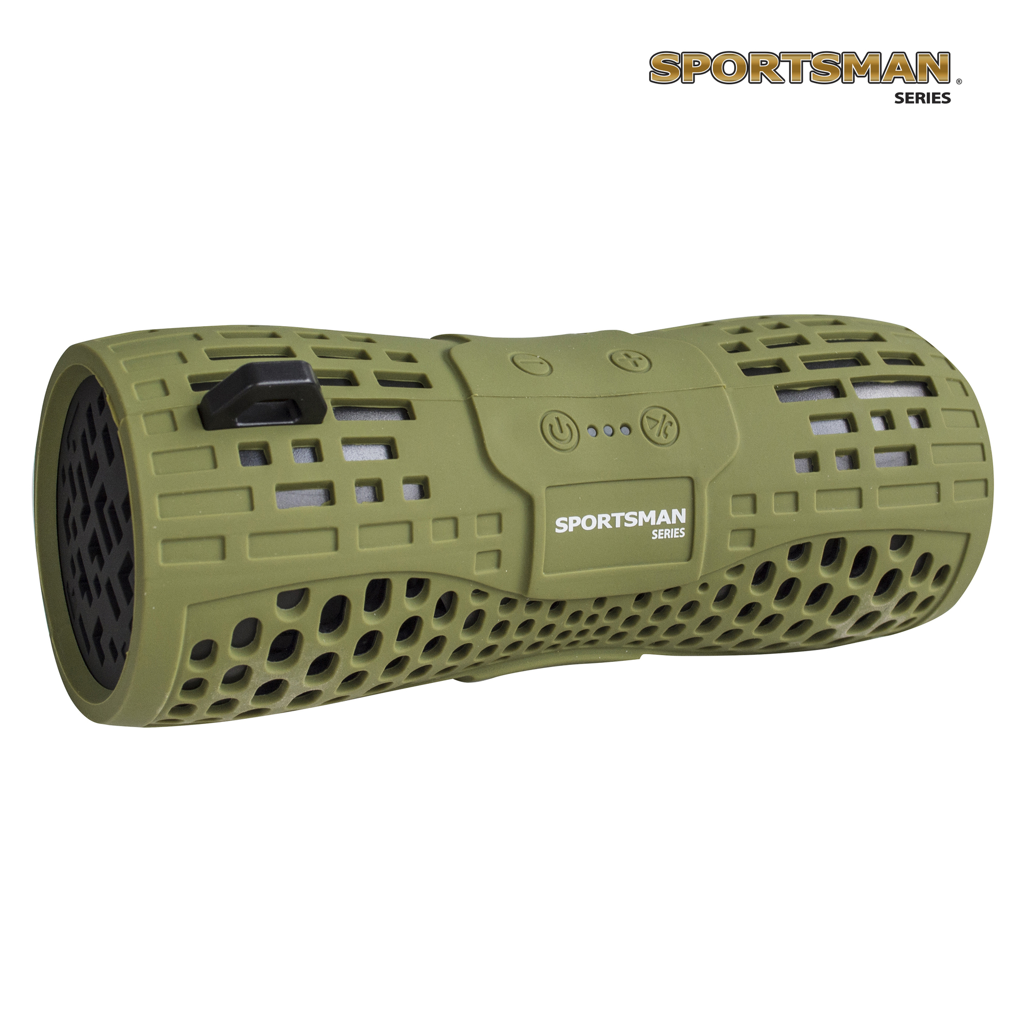 Sportsman Series Water-Resistant Wireless Speaker - Bluetooth, 8-Hour Playtime, Silicone Cover, Model# SPEAKERH20